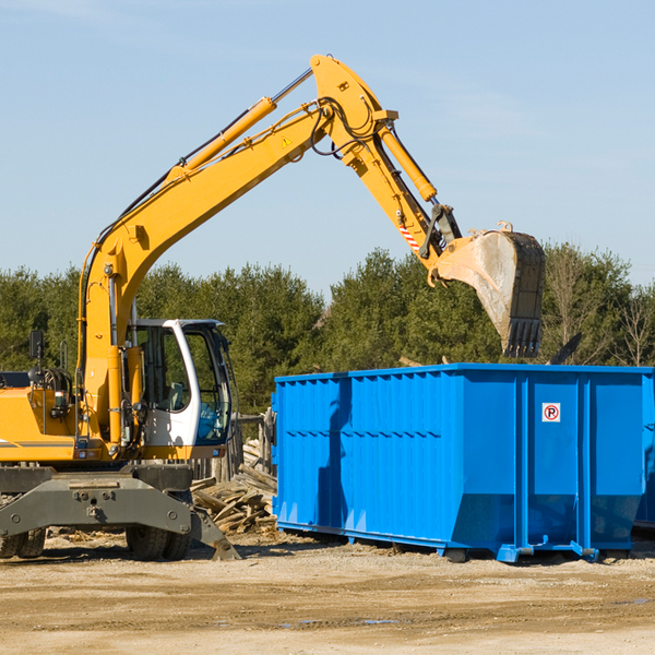 can i choose the location where the residential dumpster will be placed in Greene RI